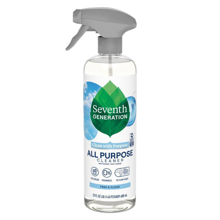 Seventh Generation All Purpose Cleaner Multi-Surface Spray - Free & Clear Fragrance Free - 23 fl oz