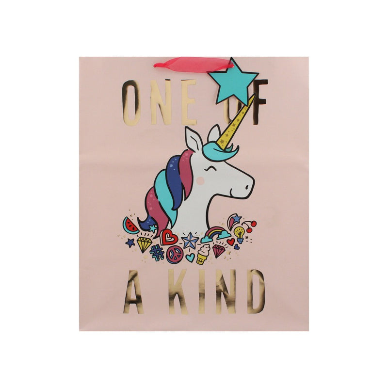 XLarge Happy Birthday Gift Bag Purple/Pink - Spritz™