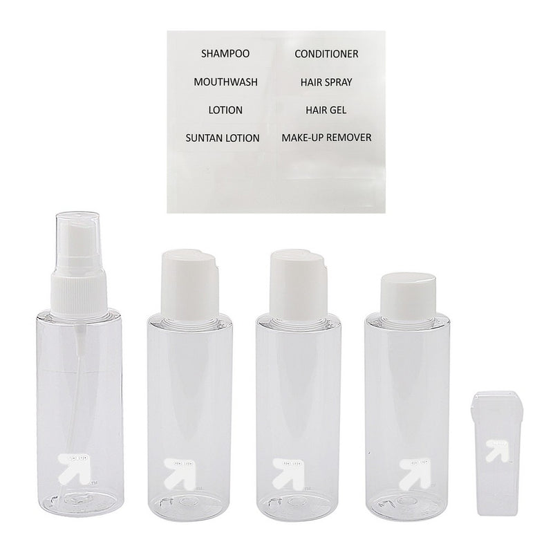 Travel Container Kit - Clear - 6pk - up & up™