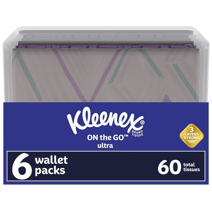 Kleenex Slim Pack Facial Tissue - 6pk/10ct