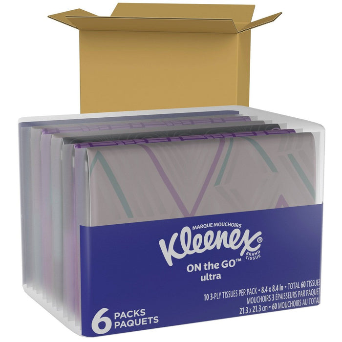 Kleenex Slim Pack Facial Tissue - 6pk/10ct