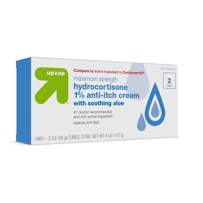 Hydrocortisone 1% Anti-Itch Cream with Soothing Aloe - 4oz - up & up™