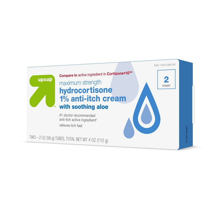 Hydrocortisone 1% Anti-Itch Cream with Soothing Aloe - 4oz - up & up™