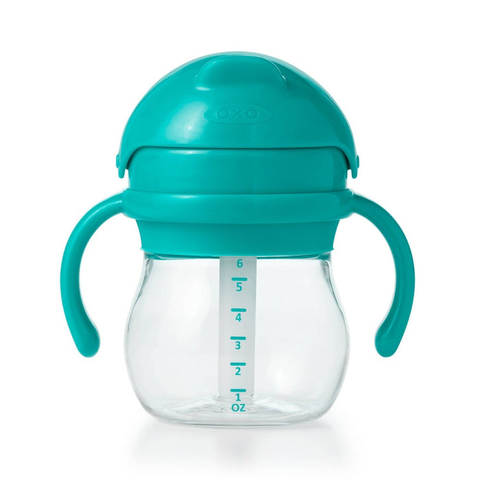 OXO Tot Transitions Straw Cup with Removable Handles - 6oz - Teal