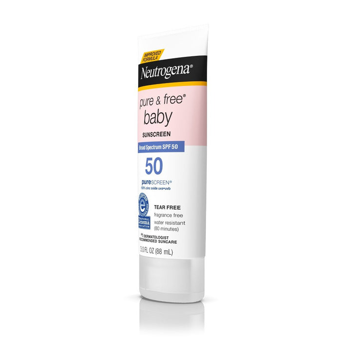 Neutrogena Pure & Free Baby Sunscreen Lotion - SPF 50 - 3 fl oz