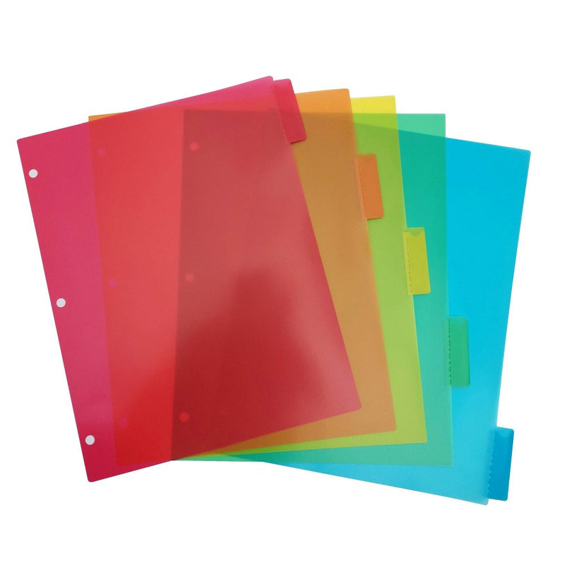 5ct Plastic Letter Index Dividers - up & up™