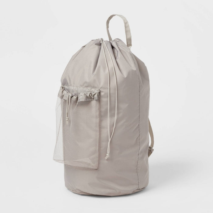 Backpack Laundry Bag Textured Gray - Brightroom™2