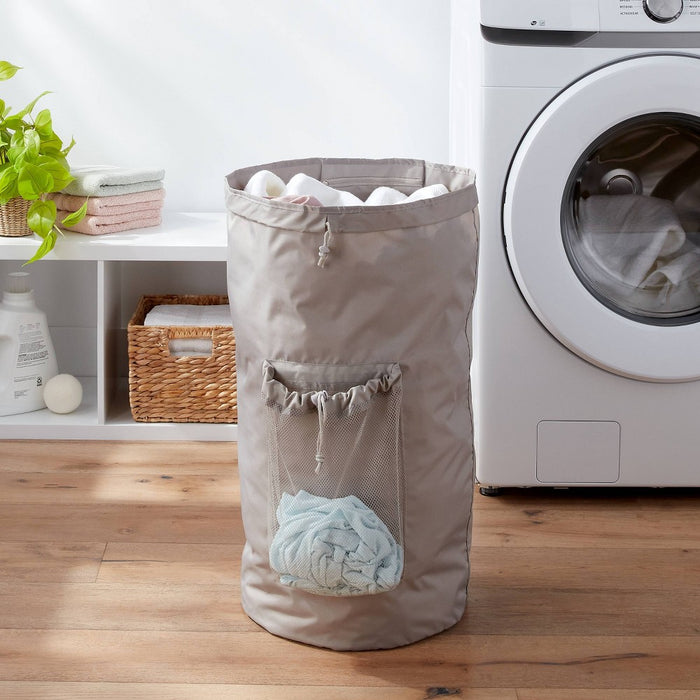 Backpack Laundry Bag Textured Gray - Brightroom™2