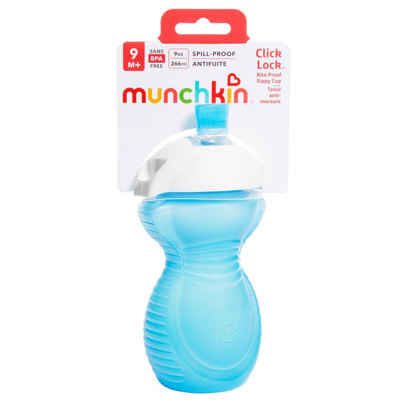 Munchkin Click Lock Bite Proof Sippy Cup - Blue - 9oz