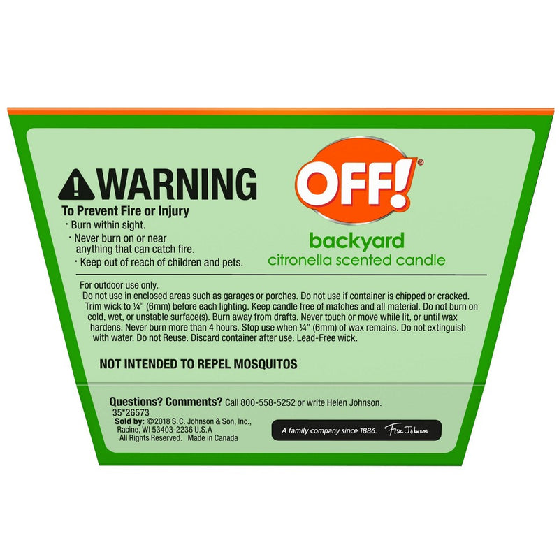 OFF! 18oz Citronella Bucket Candle