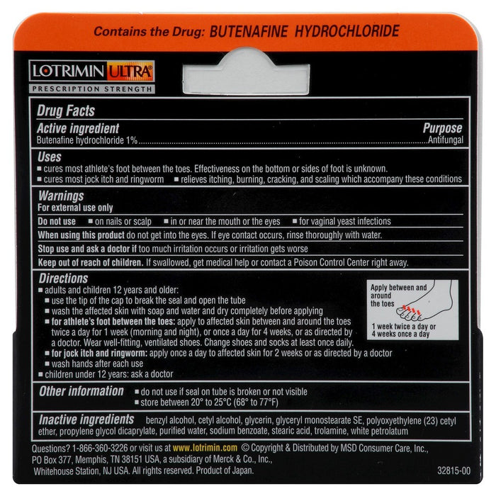 Lotrimin Ultra Antifungal Cream Jock Itch Treatment - 0.42oz - EXPIRE 12/2024