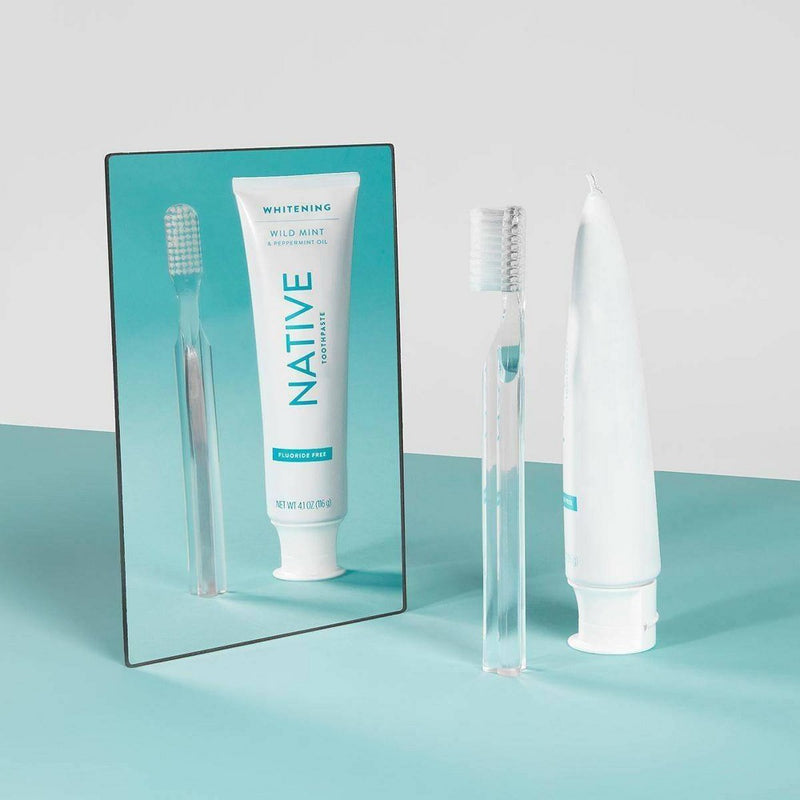 Native Whitening Wild Mint & Peppermint Oil Fluoride Free Toothpaste - 4.1oz