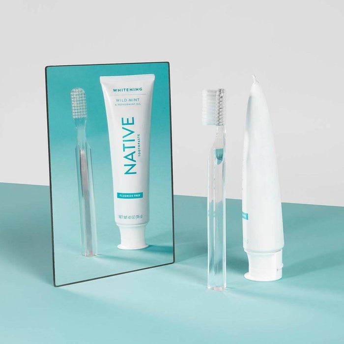 Native Whitening Wild Mint & Peppermint Oil Fluoride Free Toothpaste - 4.1oz