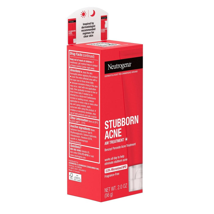 Neutrogena Stubborn Acne Morning Treatment - 2oz EXP. 09/2024