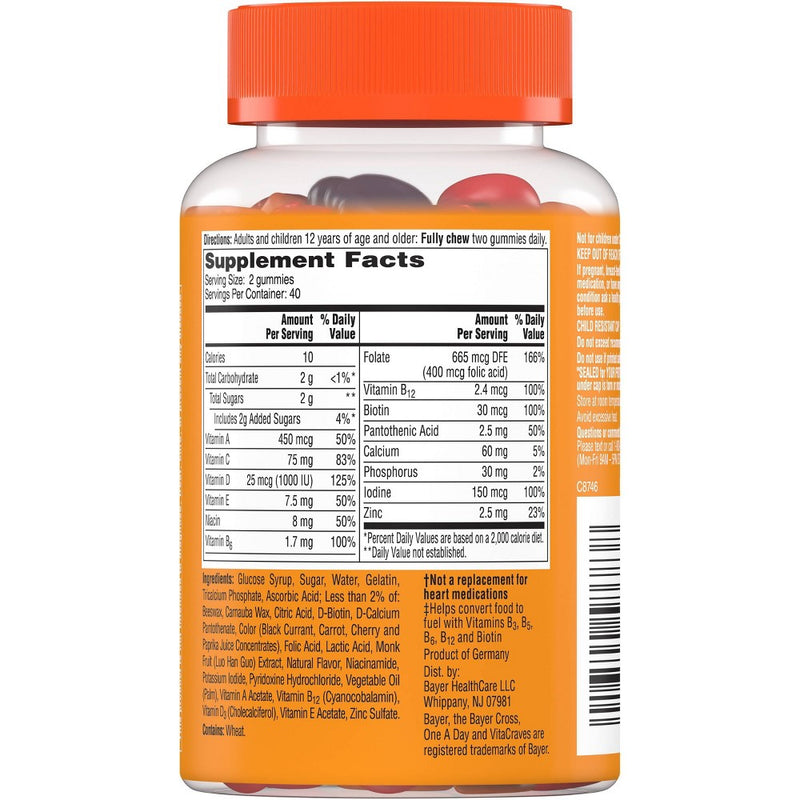 One A Day Women's Multivitamin Gummies - 80ct -EXP 02/26