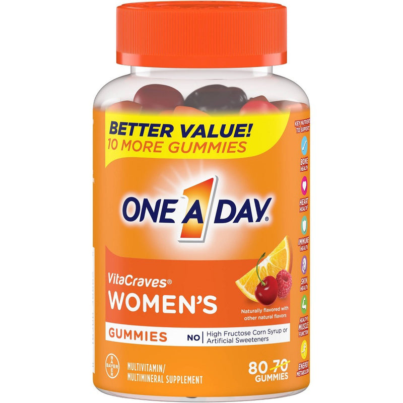 One A Day Women's Multivitamin Gummies - 80ct -EXP 02/26