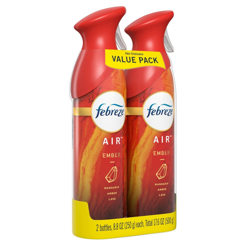 Febreze Air Effects Odor-Eliminating Air Freshener - Ember - 8.8oz/2pk