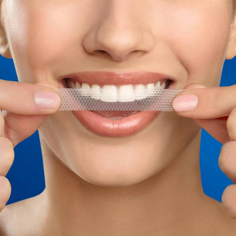 Crest 3D Whitestrips Classic White Teeth Whitening Kit with Hydrogen Peroxide -  10 Treatments