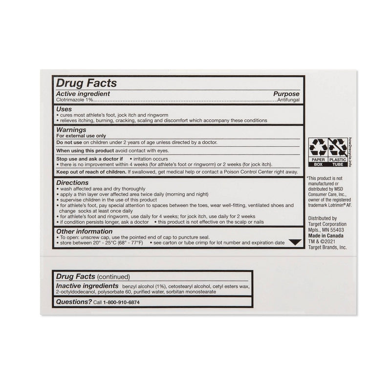 Clotrimazole Antifungal Cream - 1oz - up & up™
