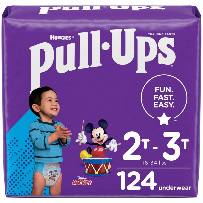single sleeve Pull-Ups Boys' Learning Design Ecomm Pack Disposable Training Pants - 2T-3T - 31ct