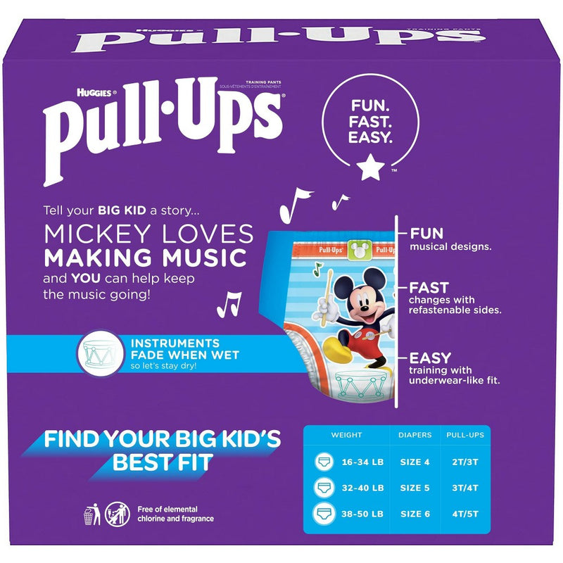 Pull-Ups Boys' Learning Design Ecomm Pack Disposable Training Pants - 2T-3T - 124ct