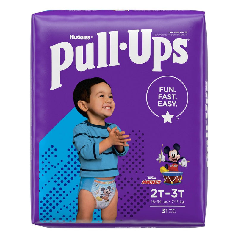 single sleeve Pull-Ups Boys' Learning Design Ecomm Pack Disposable Training Pants - 2T-3T - 31ct