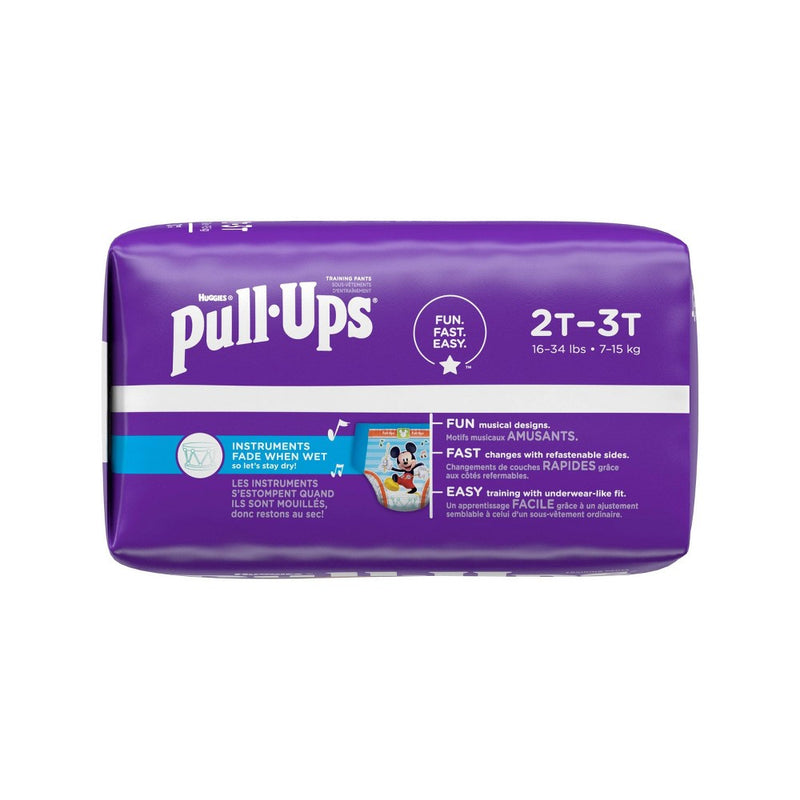 single sleeve Pull-Ups Boys' Learning Design Ecomm Pack Disposable Training Pants - 2T-3T - 31ct