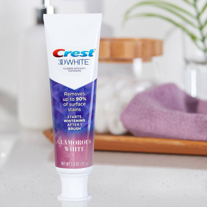 Crest 3D White Glamorous Toothpaste - White - 3.8oz