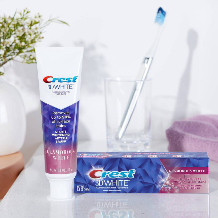 Crest 3D White Glamorous Toothpaste - White - 3.8oz