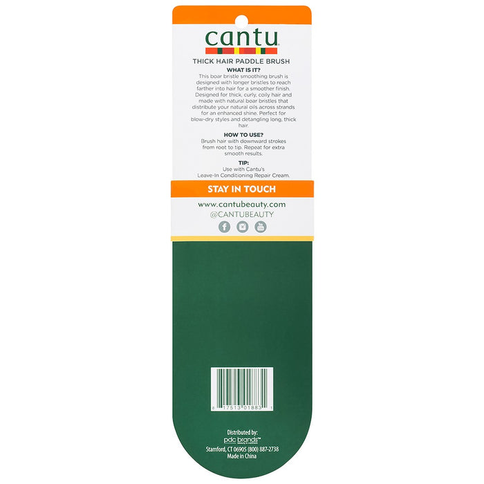 Cantu Smooth Thick Paddle Hair Brush - 1ct