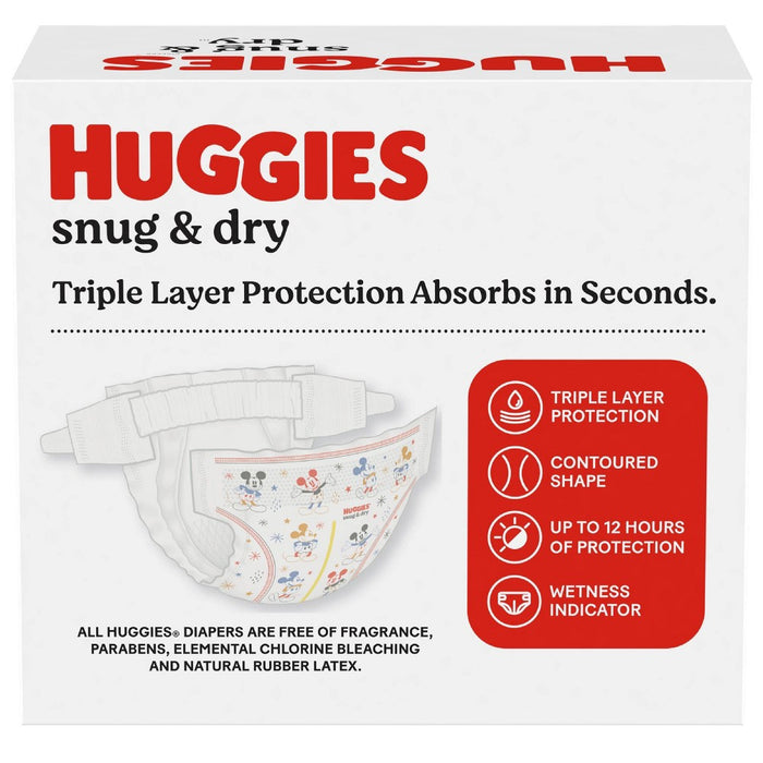 Huggies Snug & Dry Baby Disposable Diapers - Size 5 - 156ct