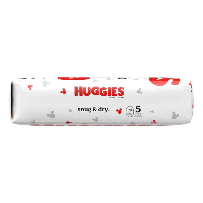 Huggies Snug & Dry Baby Disposable Diapers - Size 5 - 156ct