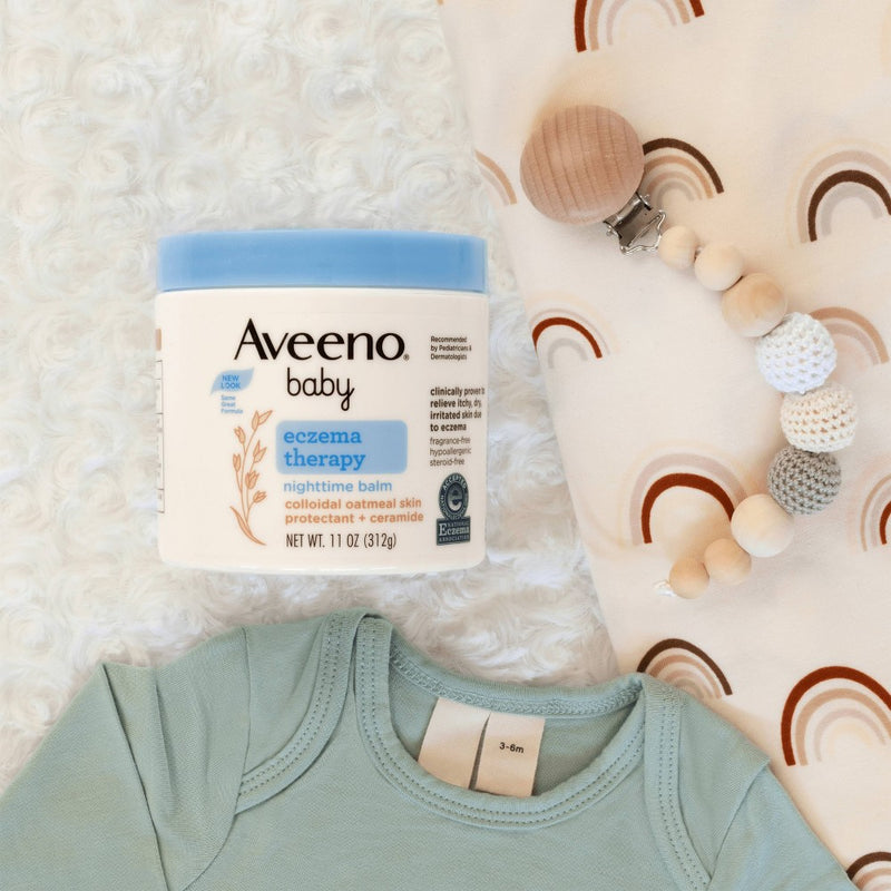Aveeno Baby Eczema Therapy Nighttime Balm with Natural Oatmeal - 1oz