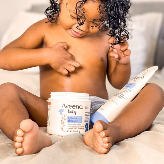 Aveeno Baby Eczema Therapy Nighttime Balm with Natural Oatmeal - 1oz