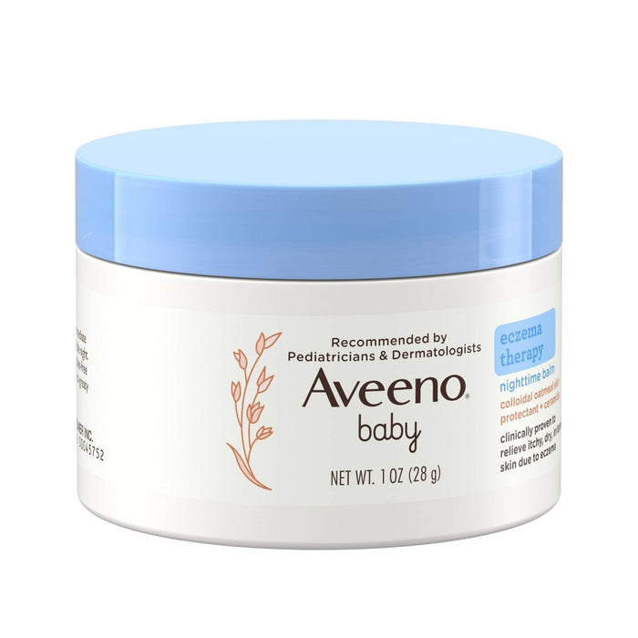 Aveeno Baby Eczema Therapy Nighttime Balm with Natural Oatmeal - 1oz