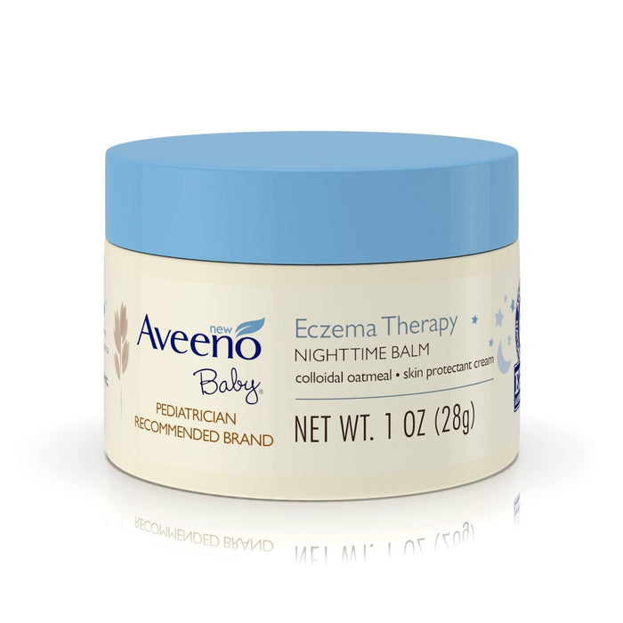 Aveeno Baby Eczema Therapy Nighttime Balm with Natural Oatmeal - 1oz