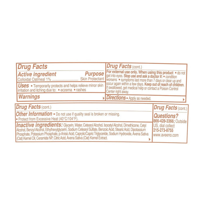 Aveeno Baby Eczema Therapy Nighttime Balm with Natural Oatmeal - 1oz