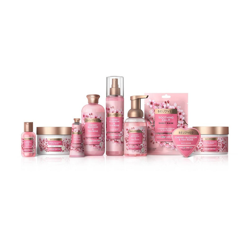 Beloved Cherry Blossom & Tea Rose Hand Cream Lotion - 1 fl oz