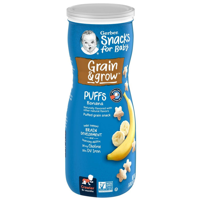 Gerber Puffs Banana Cereal Baby Snacks - 1.48oz