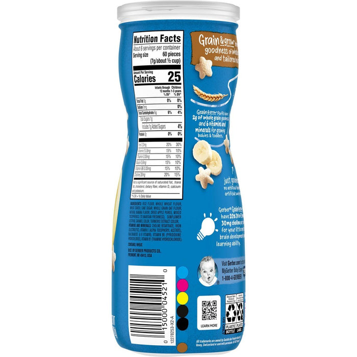 Gerber Puffs Banana Cereal Baby Snacks - 1.48oz