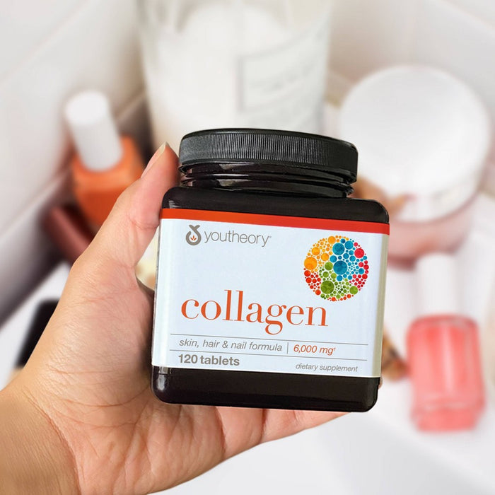 Youtheory Collagen Tablet - 120ct -EXP. 01/2025
