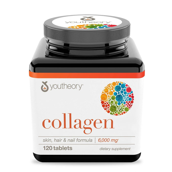 Youtheory Collagen Tablet - 120ct -EXP. 01/2025
