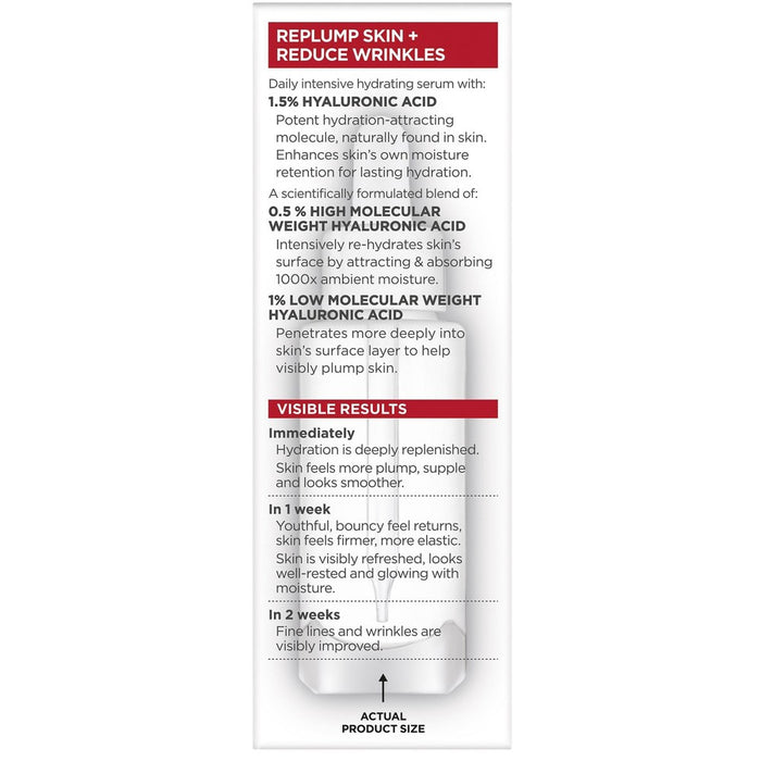 L'Oreal Paris Revitalift Derm Intensives Hyaluronic Acid Serum - 1 fl oz