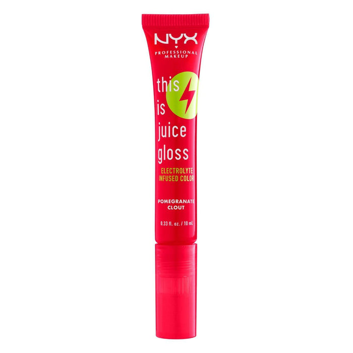 NYX Professional Makeup This Is Juice Lip Gloss - Infused with Electrolytes - Pomegranate Clout - 0.33 fl oz