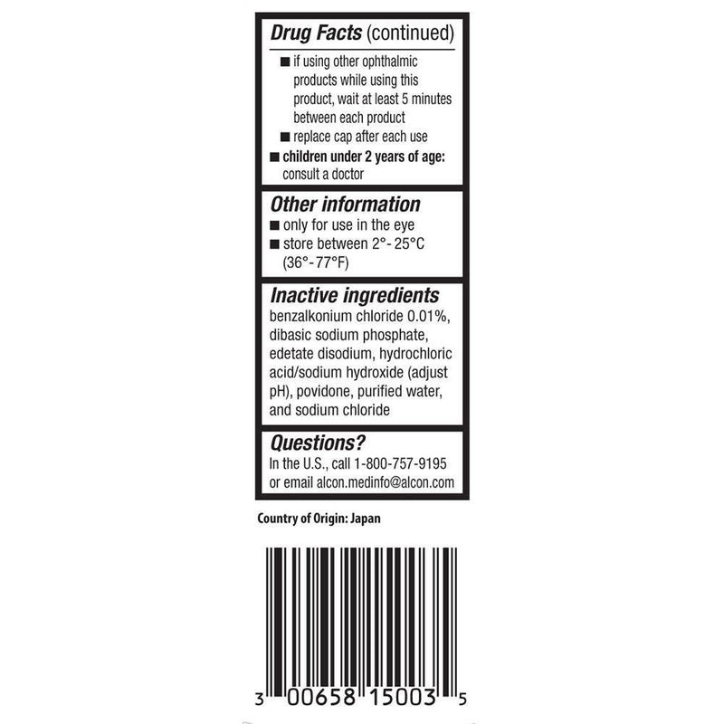 Pataday Once Daily Eye Allergy Itch Relief Twin Pack Drops - 2pk EXP 05/2023