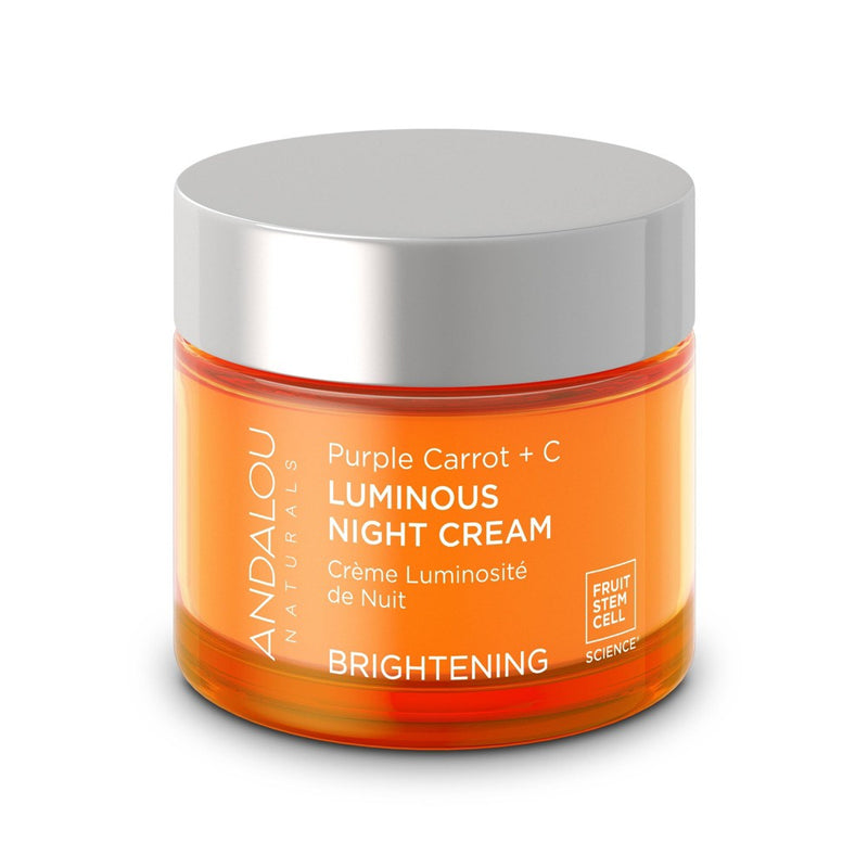 Andalou Naturals Purple Carrot and Vitamin C Luminous Night Cream - 1.7oz