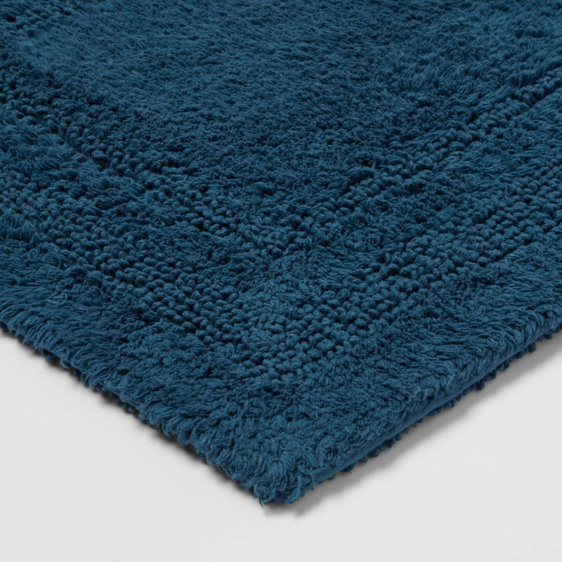 20"x34" Performance Cotton Reversible Bath Rug Teal - Threshold™