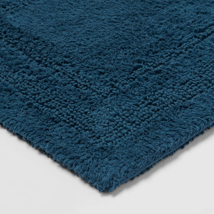 20"x34" Performance Cotton Reversible Bath Rug Teal - Threshold™