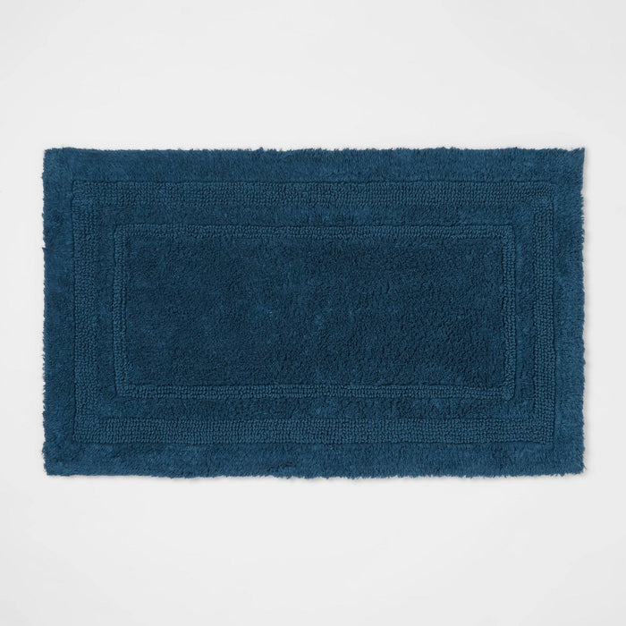 20"x34" Performance Cotton Reversible Bath Rug Teal - Threshold™