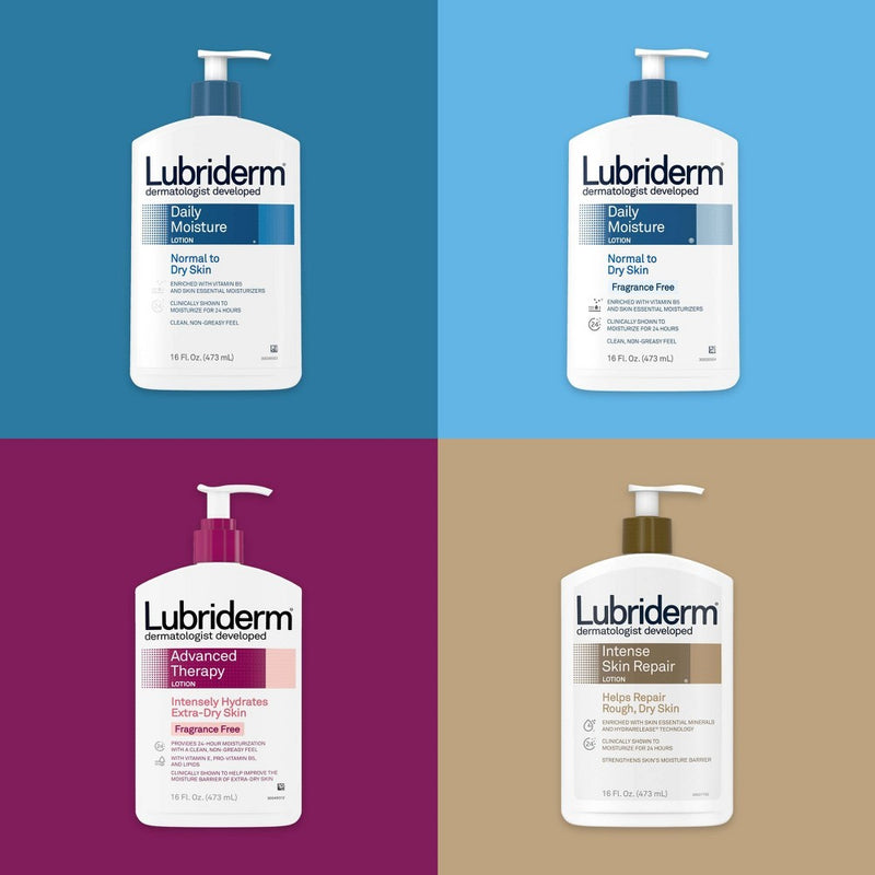 Lubriderm Daily Moisture Body Lotion - Unscented - 16 fl oz